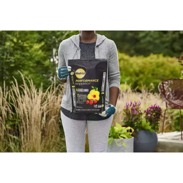imageMiracleGro Performance Organics All Purpose InGround Soil  Organic and Natural Ingredients Soil for Vegetables Flowers and Herbs Feeds for up to 3 Months 13 cu ft6 qt