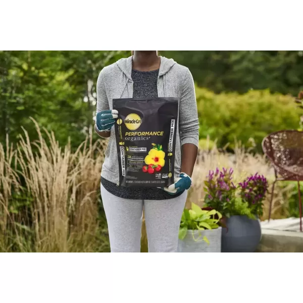 imageMiracleGro Performance Organics All Purpose InGround Soil  Organic and Natural Ingredients Soil for Vegetables Flowers and Herbs Feeds for up to 3 Months 13 cu ft6 qt 2 pack