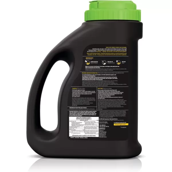 imageMiracleGro Performance Organics All Purpose Plant Nutrition Granules  1 lb Shaker Bottle Organic AllPurpose Plant Food for Vegetables Flowers and Herbs Feeds up to 90 sq ft25 lb