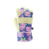 imageMiracleGro MG23012WML Split Cowhide Garden Gloves  Floral MediumLarge Canvas Back Leather Palm Gloves for Women