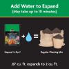 imageMiracleGro Expand n Gro Concentrated Planting Mix Just Add Water for up to 3X Expansion For Container and InGround Use 33 cu ft Expands up to 1 cu ft67 cu FT