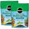 imageMiracleGro Seed Starting Potting Mix 8 Quarts Pack of 2 For Use in Containers2 Pack