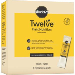 imageMiracleGro Twelve Plant Nutrition 12 PreDosed Packets for Indoor Gardening  Plant Food for Vegetables Fruits and Flowers Designed for Growing Plants in Hydroponic Systems2 Pack