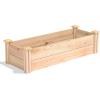 imageGreenes Fence MiracleGRO Cedar Raised Garden Bed 16quot x 48quot x 55quot  Made in USA with North American Cedar16 W x 48 L x 11 H