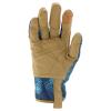 imageMiracle Gro Womens HighDexterity Gardening Work Gloves Touchscreen Technologies Abrasion Resistant Comfort BlueTan Medium MG86207WML