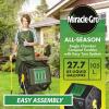 imageMiracleGro Compost Tumbler Single Chamber  EasyTurn Composter Tumbler Outdoor for Fast Composting  HeavyDuty Composting Bin with 1 Sliding Door 185 Gallon  70 Liter277 gallons