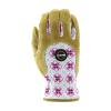 imageMiracleGro MG23081WML Split Leather Garden Gloves  Floral MediumLarge High Dexterity Spandex Back Gloves for WomenMedium