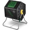 imageMiracleGro Compost Tumbler Single Chamber  EasyTurn Composter Tumbler Outdoor for Fast Composting  HeavyDuty Composting Bin with 1 Sliding Door 185 Gallon  70 Liter277 gallons