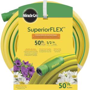 imageMiracle Gro SMG12814 50ft x 58in Professional Grade Garden Hose Yellow50 Garden Hose