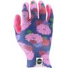 imageMiracle Gro Womens Nitrile Coated Grip Floral Pattern Gardening Work Gloves