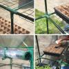imageMiracleGro 48quot x 48quot x 65quot AllSeason Small Walkin Greenhouse with 8 Wire Shelves for Outdoors EasyAccess and Durable Translucent