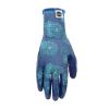 imageMiracleGro MG37161WSM Crinkle Latex Gloves  SmallMedium Womens Latex Coated Nylon Shell Gloves with Crinkle Textured Palm Grip