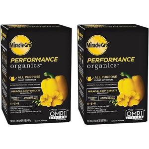 imageMiracleGro Performance Organics Edibles Plant Nutrition  Organic Plant Food Feeds Instantly for Tomatoes Vegetables Herbs and Fruits Promotes a Bountiful Harvest 1 lbAll Purpose Pack of 2