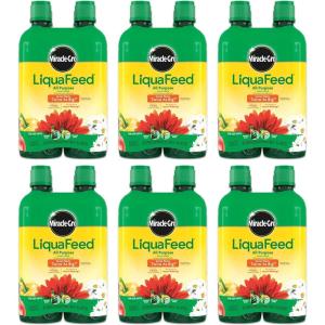 imageMiracleGro LiquaFeed All Purpose Plant Food Advance Starter Kit For Flowers Vegetables Trees and Shrubs One 16 oz Plant Food and One Feeder6 Pack