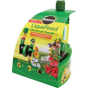 imageMiracleGro LiquaFeed All Purpose Plant Food Universal Starter Kit For Flowers Vegetables Trees and Shrubs One 16 oz Plant Food and One Universal FeederStarter Kit