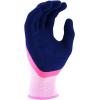 imageMiracle Gro Womens Double Dipped Sandy Foam Latex Gardening Work Gloves Water Resistant Excellent Grip PinkPurple Medium