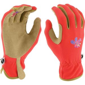 imageMiracleGro MG86201 Synthetic Leather Palm Gloves