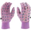 imageMiracleGro Womens Printed Jersey Dotted Palm Garden Work Gloves