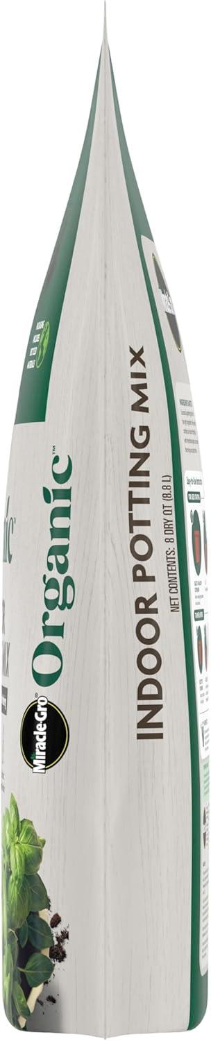imageMiracleGro Organic Indoor Potting Mix Protects Against Over and Under Watering for Indoor Container Plants Houseplants and Starter Plants OMRI Listed 16 qt 2Pack8QT 2Pack