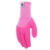 imageMiracleGro MG30852WML Crinkle Latex Gloves  MediumLarge 34 Latex Dipped Nylon Knit Shell Gloves with Textured Crinkle GripMedium