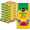 imageMiracleGro Potting Mix Bulk Pallet for Container Plants Flowers Vegetables Shrubs Annuals Perennials 1 cu ft Bags Pallet of 802 CF
