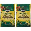 imageMiracleGro Organic Outdoor Potting Mix for Outdoor Container Plants Contains QuickRelease Natural Fertilizer OMRI Listed 16 qt 2Pack