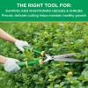 imageMiracleGro 18 in Wavy Blade Hedge Shears  Lawn and Yard Tool with Sharp Carbon Steel Blades for Trimming Borders Shaping Bushes and ShapingTrimming Hedges ShrubsHedge Shears 21