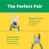 imageMiracleGro 8 in AllPurpose Steel Garden Utility Shears with Serrated Blades  Comfort Grip Yard and Garden Scissors for Pruning Plants Flowers and HerbsAnvil  Bypass Pruning Kit