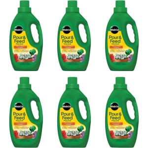 imageMiracleGro Pour ampamp Feed Plant Food Fertilizer Instantly Feeds Live Plants For Outdoor ampamp Indoor Plants in Containers 32 ozPack of 6