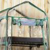 imageMiracleGRO 23quot x 17quot x 57quot 4Tier IndoorOutdoor Mini Greenhouse Plant Tent AllSeason Compact Plant Growth Accelerator with PVC Cover and RollUp Zipper Door Clear23 x 17 x 57