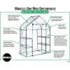 imageMiracleGRO 23quot x 17quot x 57quot 4Tier IndoorOutdoor Mini Greenhouse Plant Tent AllSeason Compact Plant Growth Accelerator with PVC Cover and RollUp Zipper Door Clear48 x 29 x 65