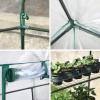 imageMiracleGRO 23quot x 17quot x 57quot 4Tier IndoorOutdoor Mini Greenhouse Plant Tent AllSeason Compact Plant Growth Accelerator with PVC Cover and RollUp Zipper Door Clear48 x 29 x 65