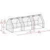imageMiracleGRO 23quot x 17quot x 57quot 4Tier IndoorOutdoor Mini Greenhouse Plant Tent AllSeason Compact Plant Growth Accelerator with PVC Cover and RollUp Zipper Door Clear3 x 8 x 3