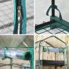 imageMiracleGRO 23quot x 17quot x 57quot 4Tier IndoorOutdoor Mini Greenhouse Plant Tent AllSeason Compact Plant Growth Accelerator with PVC Cover and RollUp Zipper Door Clear23 x 17 x 57