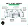 imageMiracleGRO 23quot x 17quot x 57quot 4Tier IndoorOutdoor Mini Greenhouse Plant Tent AllSeason Compact Plant Growth Accelerator with PVC Cover and RollUp Zipper Door Clear3 x 8 x 3