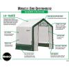 imageMiracleGRO 6 x 6 x 6 Outdoor Mini Walkin Greenhouse Plant Tent AllSeason Small Walkin Plant Growth Accelerator with UVTreated Fabric Cover and Zippered Panels Clear6 x 4 x 6