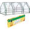 imageMiracleGRO 23quot x 17quot x 57quot 4Tier IndoorOutdoor Mini Greenhouse Plant Tent AllSeason Compact Plant Growth Accelerator with PVC Cover and RollUp Zipper Door Clear3 x 8 x 3  2025 Model