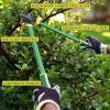 imageMiracleGro 15 in Bypass Lopper for Tree Branch Trimming and Pruning  HeavyDuty Branch Cutter with UltraSharp Carbon Steel Blade 1 in Cutting Capacity and Comfort Grip HandlesBypass Lopper 24