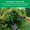 imageMiracleGro 15 in Bypass Lopper for Tree Branch Trimming and Pruning  HeavyDuty Branch Cutter with UltraSharp Carbon Steel Blade 1 in Cutting Capacity and Comfort Grip HandlesBypass Lopper 15