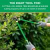 imageMiracleGro 15 in Bypass Lopper for Tree Branch Trimming and Pruning  HeavyDuty Branch Cutter with UltraSharp Carbon Steel Blade 1 in Cutting Capacity and Comfort Grip HandlesBypass Lopper 24