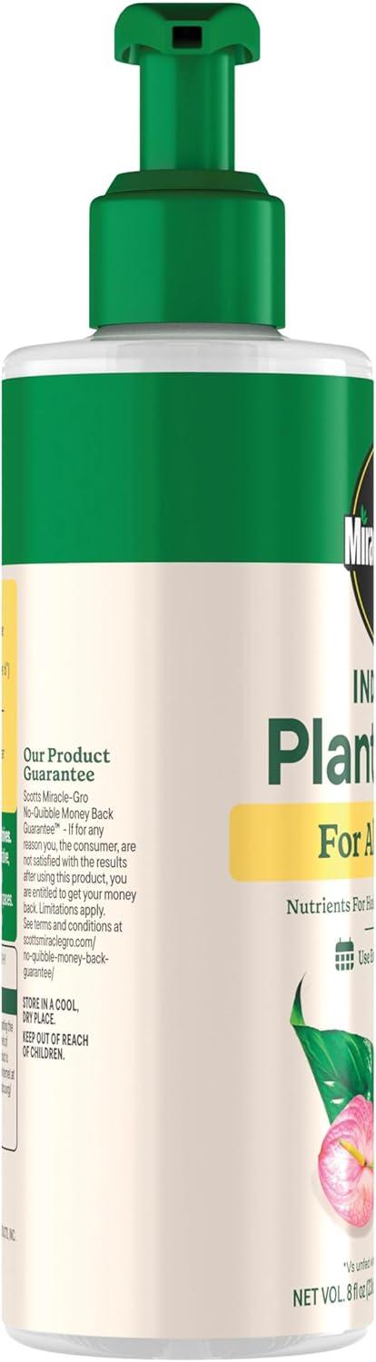 imageMiracleGro Indoor Plant Food for All Plants Liquid Plant Food for Houseplants Flowers Vegetables Herbs and More 8 fl oz 2Pack