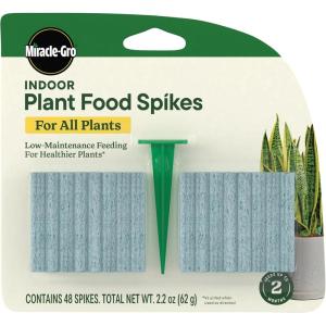 imageMiracleGro Indoor Plant Food Spikes for All Plants Fertilizer Spikes for Houseplants Flowers Vegetables and Herbs 48 Spikes