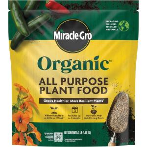 image:imageMiracleGro Organic All Purpose Plant Food for Outdoor Container and InGround Plants Feeds for up to 3 Months OMRI Listed 3 lb