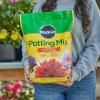 image:imageMiracleGro Potting Mix  for Potted Plants Flowers Vegetables Shrubs Annuals and Perennials Feeds Up to 6 Months  50 qt Bags Pallet of 392 Pack