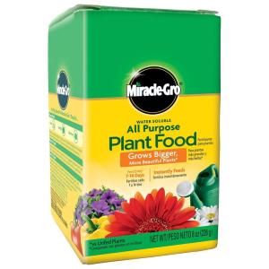 image:imageMiracleGro Water Soluble All Purpose Plant Food  Fertilizer for All Indoor or Outdoor Plants Including Roses Flowers Vegetables Houseplants Trees and Shrubs 125 lbs5 lb