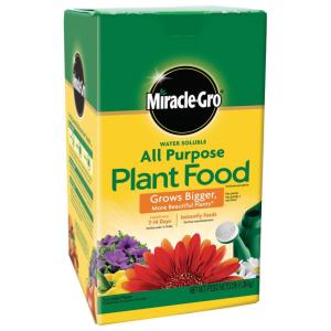 image:imageMiracleGro Water Soluble All Purpose Plant Food  Fertilizer for All Indoor or Outdoor Plants Including Roses Flowers Vegetables Houseplants Trees and Shrubs 125 lbs3 lb