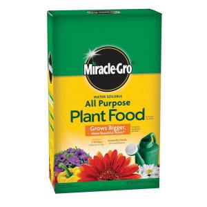 image:imageMiracleGro Water Soluble All Purpose Plant Food  Fertilizer for All Indoor or Outdoor Plants Including Roses Flowers Vegetables Houseplants Trees and Shrubs 125 lbs125 lbs
