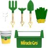 image:imageMiracleGRO Kids Gardening Set 9 Piece Garden Tool Set with Toolbox for Hours of Fun Activities in The Garden A Great Gift for Boys amp Girls Ages 3