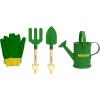 image:imageRed Toolbox MiracleGRO 4 Piece Hand Garden Toolset for Kids Age 3 with Hand Trowel Hand Fork Gloves and Watering Can
