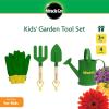 image:imageRed Toolbox MiracleGRO 4 Piece Hand Garden Toolset for Kids Age 3 with Hand Trowel Hand Fork Gloves and Watering Can